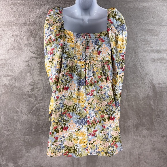 Reformation Kenzi Dress Womens Size 2 Multicolor Countryside Floral Print Midi - Picture 2 of 9